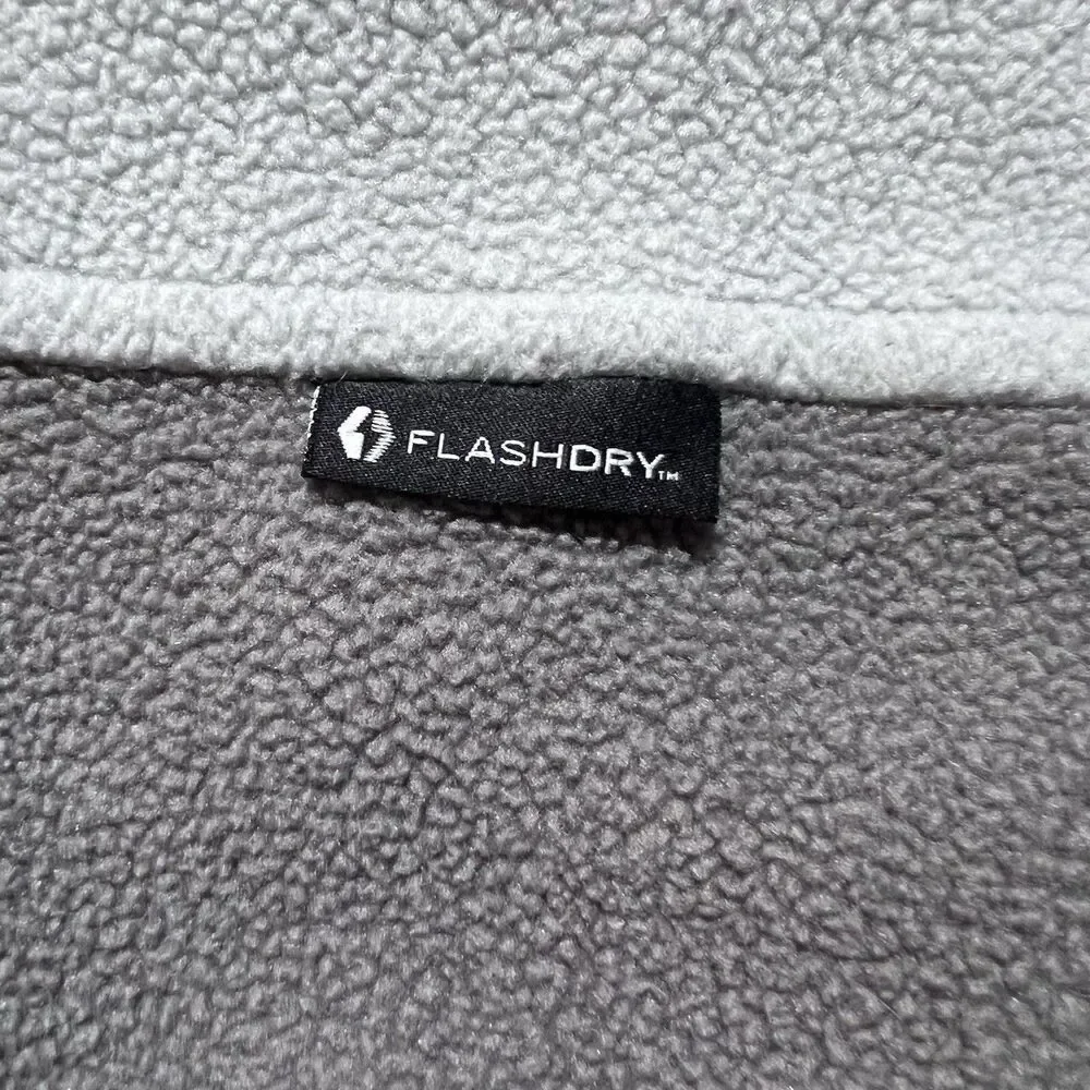 The North Face Full Zip Grey Two Tone Fleece Jacket Women's S/P - Picture 9 of 9